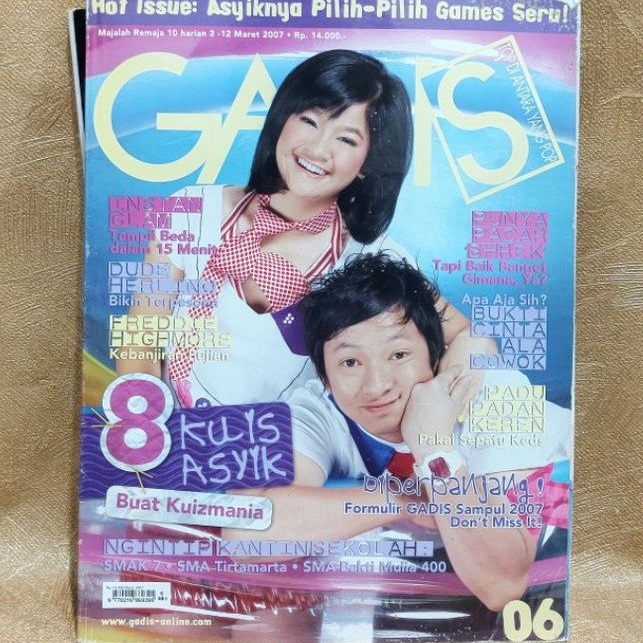 Majalah GADIS 2 - 12 Maret 2007