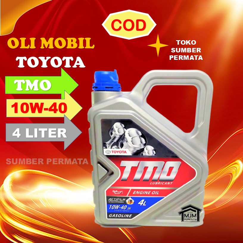 Jual Oli Mobil Toyota Tmo 10w 40 4 Liter | Shopee Indonesia