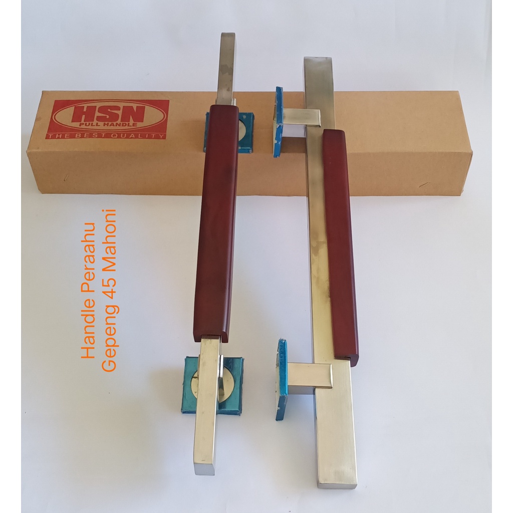 Handle Pintu Stainless/Handle Pintu Kupu Tarung Perahu Gepeng 45