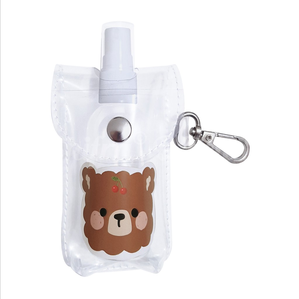 POUCH HAND SANITIZER MIKA UNIK LUCU GAMBAR KARAKTER SHIFRA (BOTOL SPRAY 60 ML)