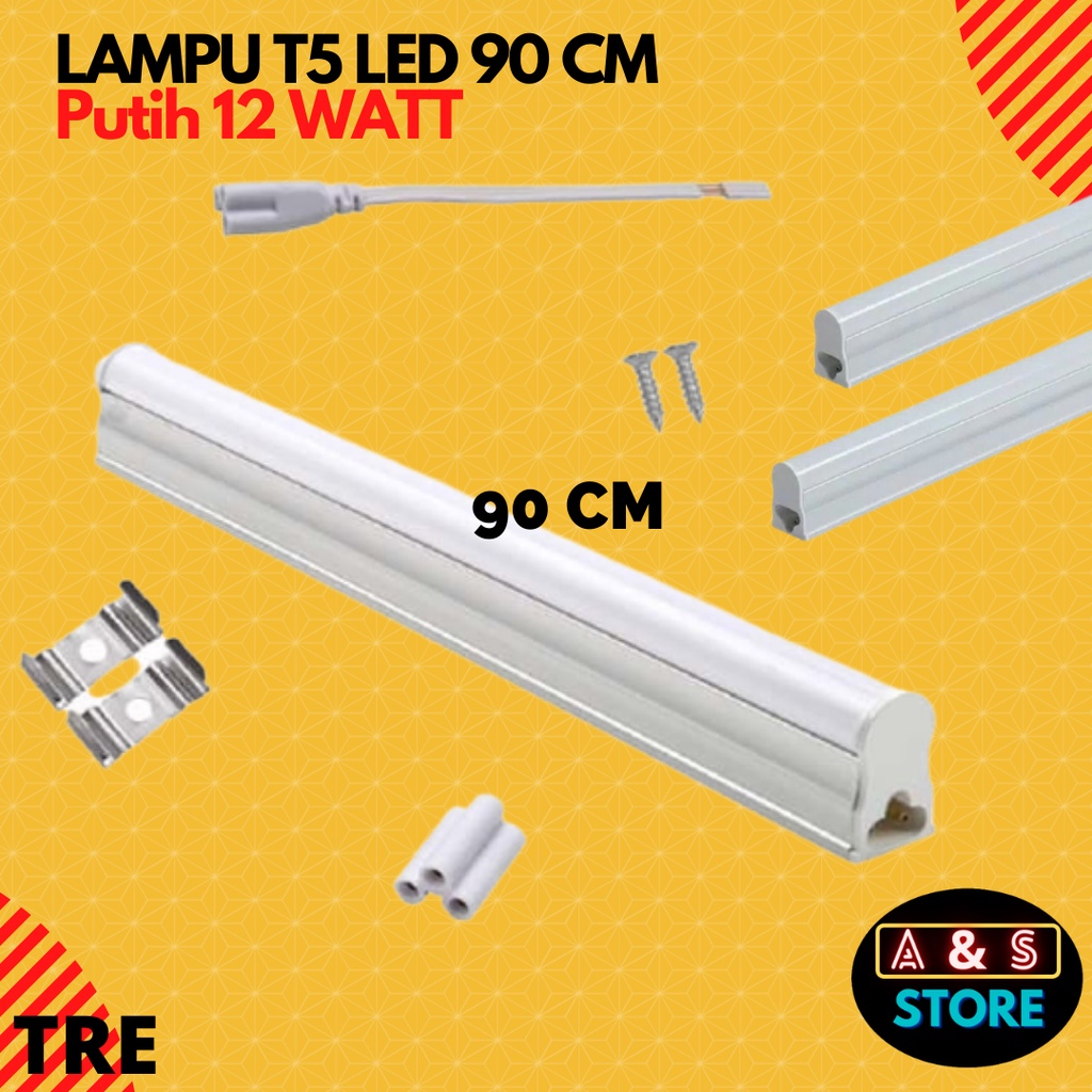Lampu T5 LED  NEON Putih 90 CM 12 Watt