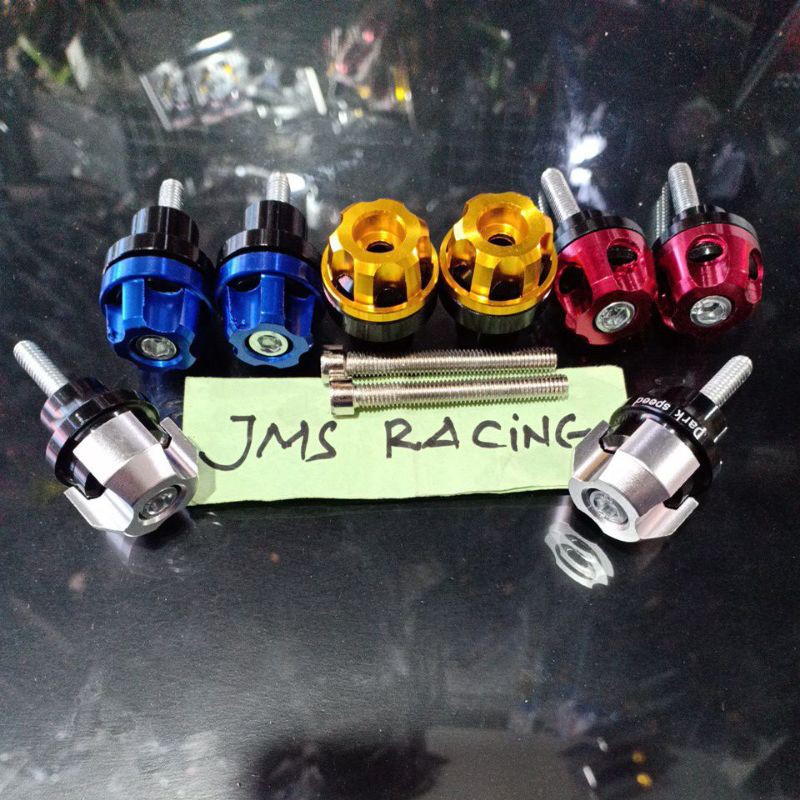 Jalu spakboard jalu knalpot cnc biru merah silver gold universal nmax aerox ninja mio beat vario soul pcx vixion