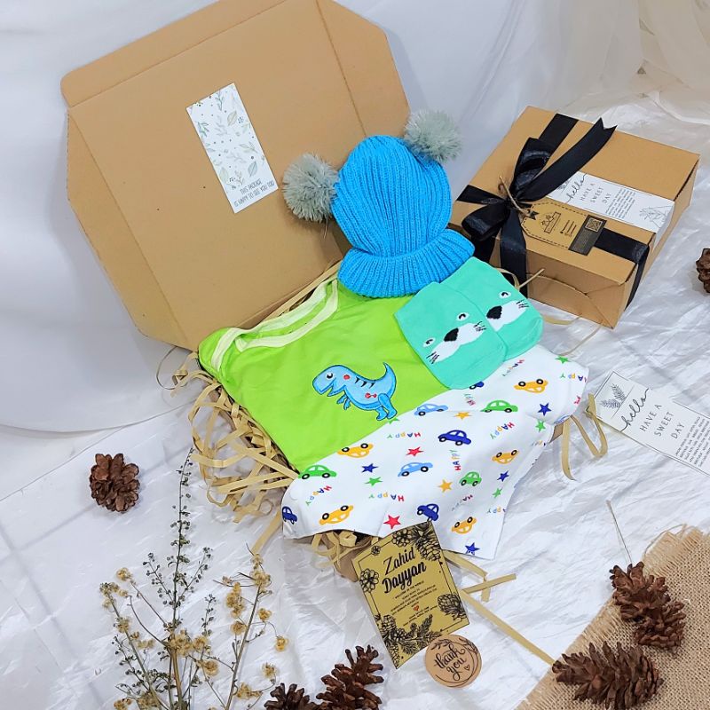 KADO BAYI | HAMPERS BAYI | JUMPER BAYI | JUMPSUIT BAYI | DRESS BAYI PEREMPUAN | BAJU BAYI LAKI LAKI | HAMPERS BAYI NEWBORN | HAMPERS BABY BOY | HAMPERS BABY GIRL | SETELAN ANAK LAKI LAKI | SETELAN ANAK PEREMPUAN | BABY GIFT | PARCEL NEWBORN | KADO LAHIRAN-blue dino boy 6-12 m