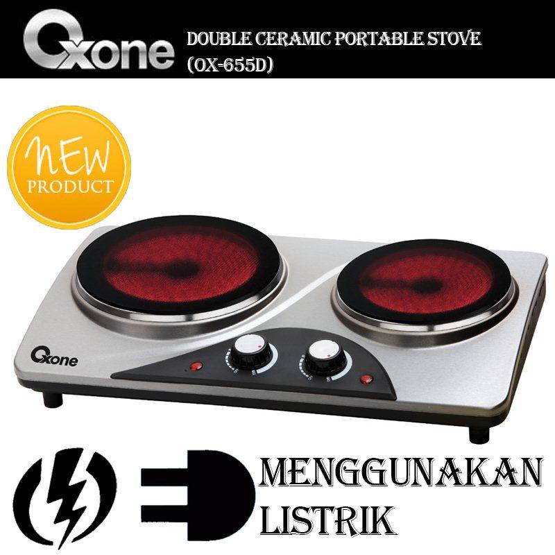 OX-655D | Double Ceramic Stove Oxone