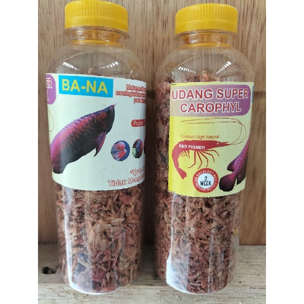 UDANG KERING SUPER CAROPHYL MAKANAN IKAN KOI, CHANA, ARWANA