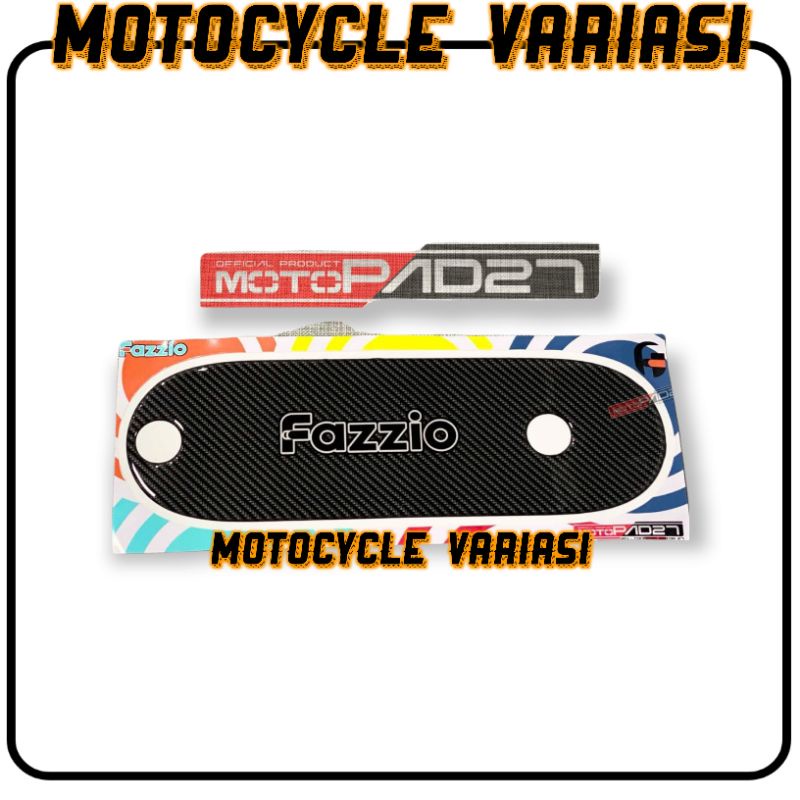 Stiker Knalpot Yamaha Fazzio Bahan Resin Timbul Premium