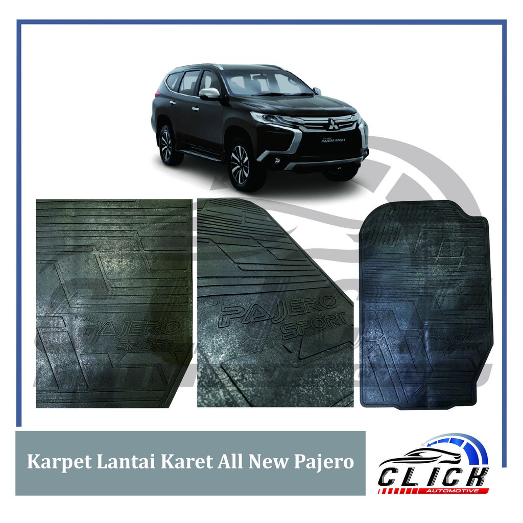 Karpet Lantai Karet Mobil Pajero &amp; All New Pajero / Karpet Alas Mobil