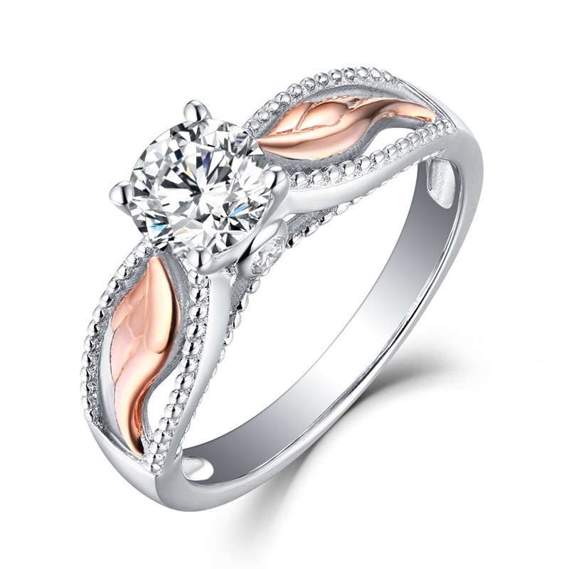 Cincin Sterling Silver 925 Model Sayap Malaikat Untuk Wanita Ccb79