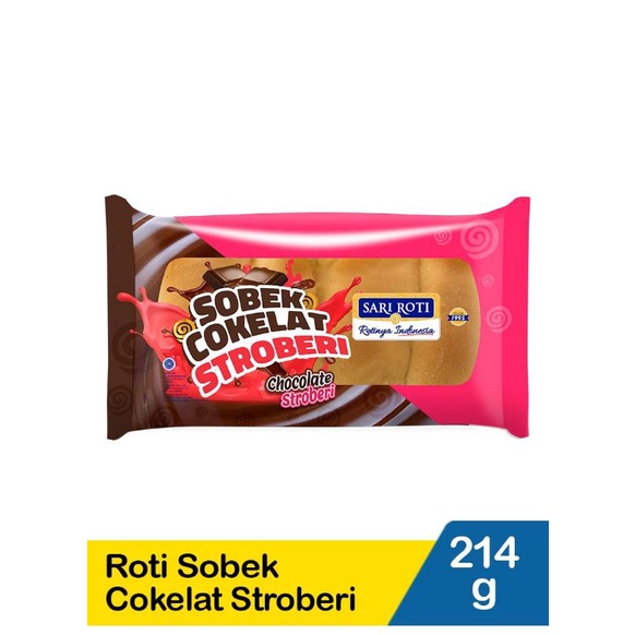 

Sari Roti Roti Manis Sobek Coklat-Strwbery