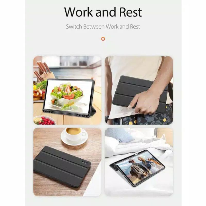 Samsung Galaxy Tab S7 11 Inch T875 T870 Sarung Original Dux Ducis Leather Flip Cover Standing Case