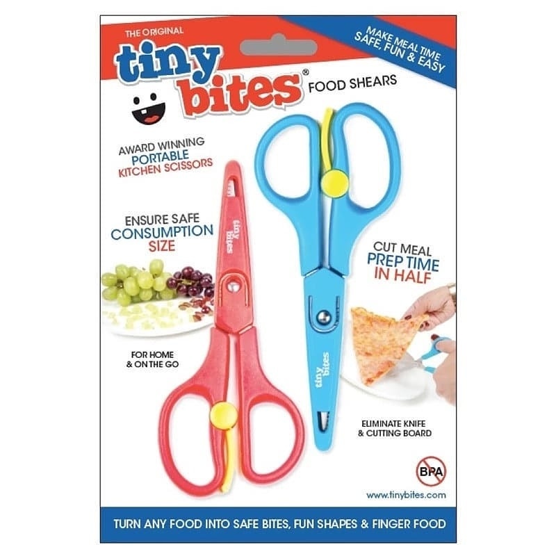 TINY BITES FOOD SHEARS MAKE MEAL TIME SAFE ,FUN &amp;EASY