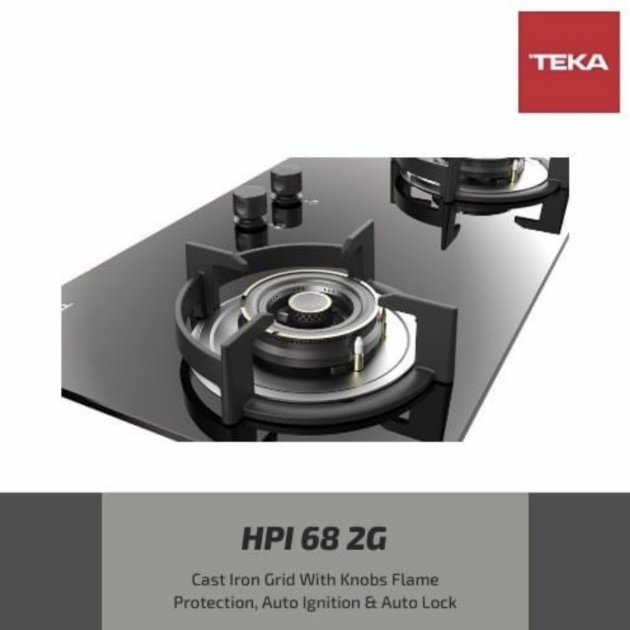 TEKA HPI 68 2G AI.AL Kompor Tanam 2 Tungku