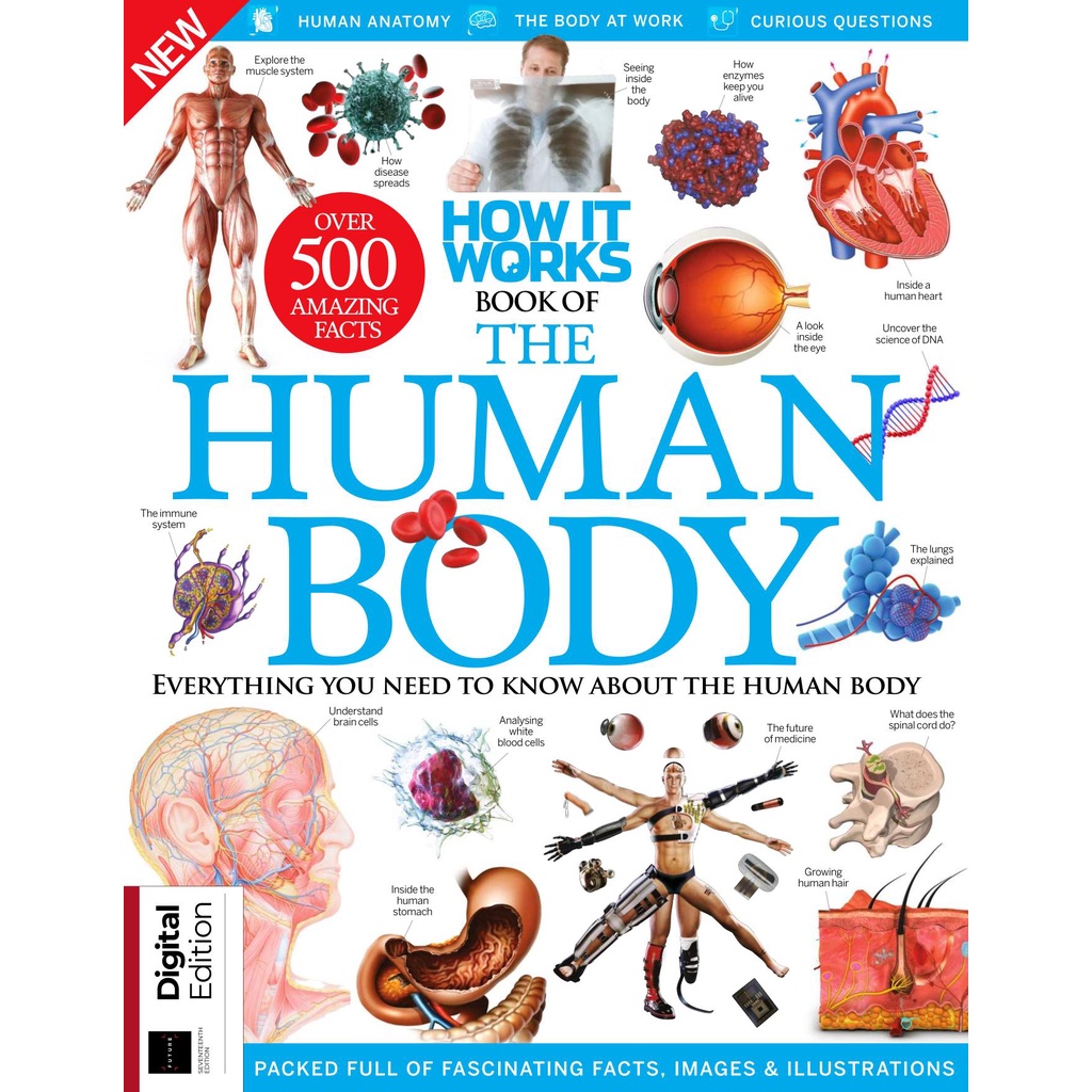 How It Works: Book of the Human Body, 17th Edition - 2022
