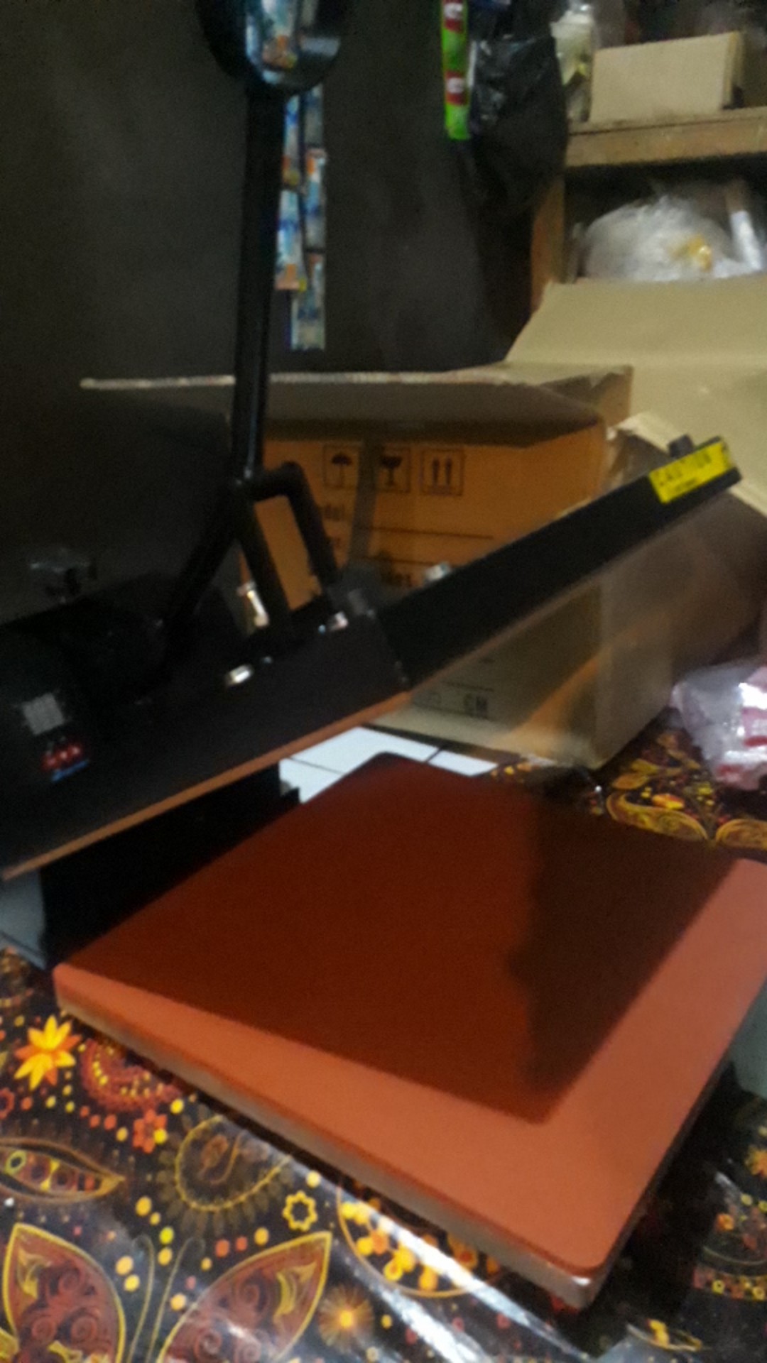 Mesin Press Kaos 38x38 Cm 900 Watt Press Baju Heat Press 38 X 38