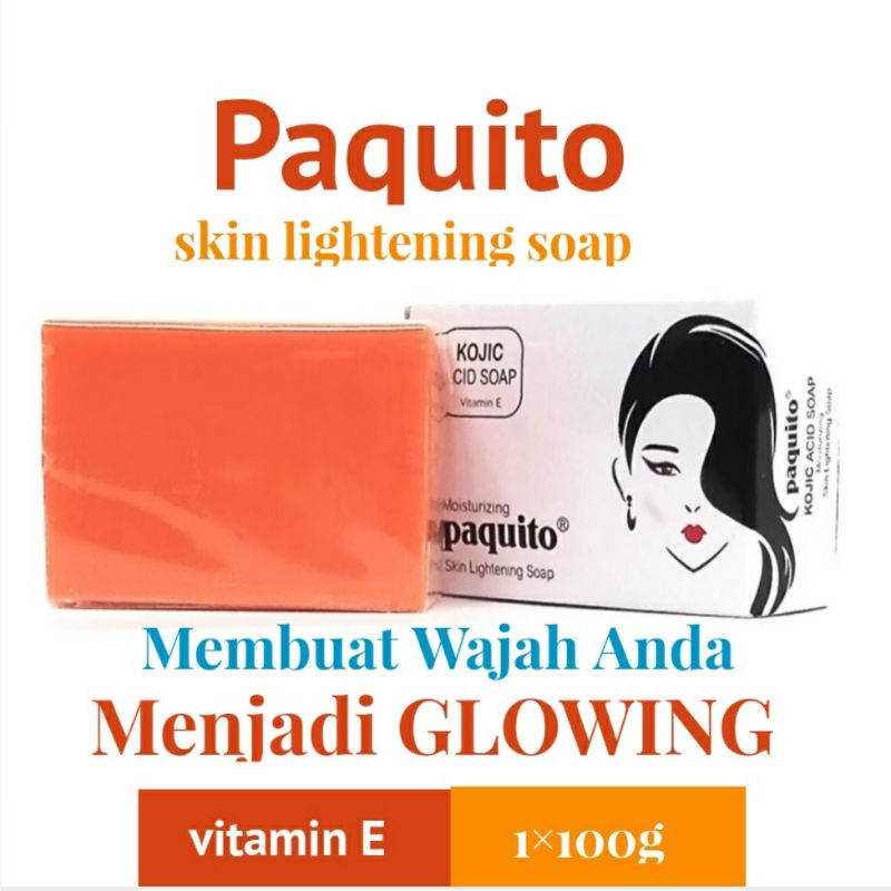 Sabun Paquito Skin Lightening Soap batang Pencerah Wajah