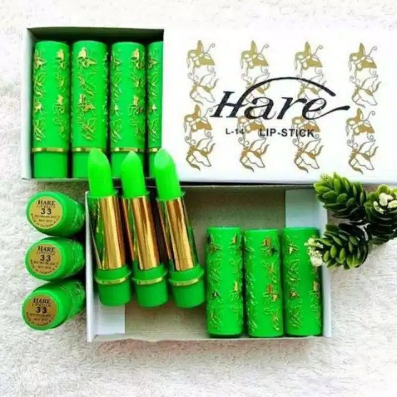 LIPSTIK HARE ( Satuan ) Lipstik Hare Original Hijau
