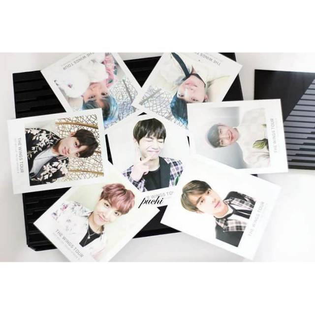 (READY) BTS wings tour ticket album + photo