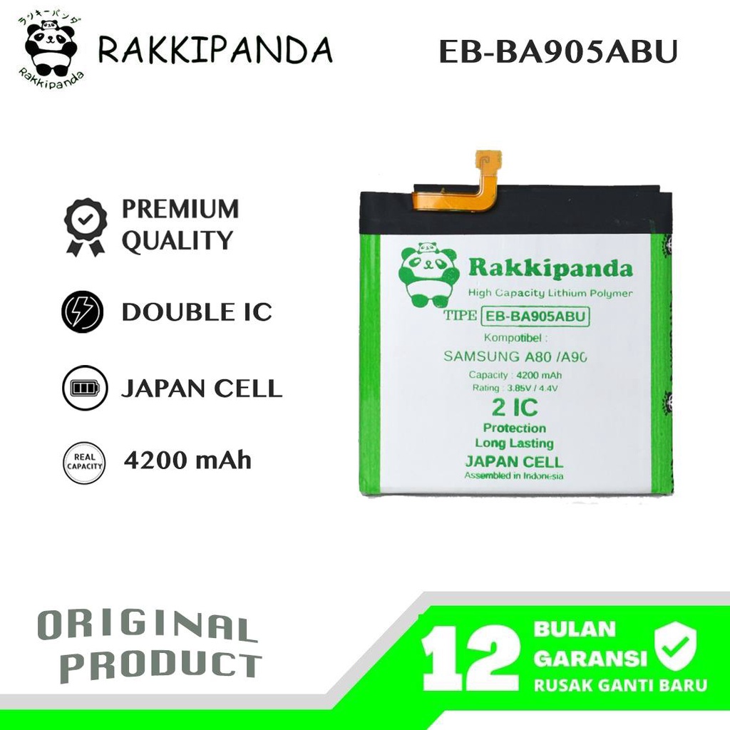 (R/K)- RakkiPanda - EB-BA905ABU Samsung A80 / A90 Batre Batrai Baterai