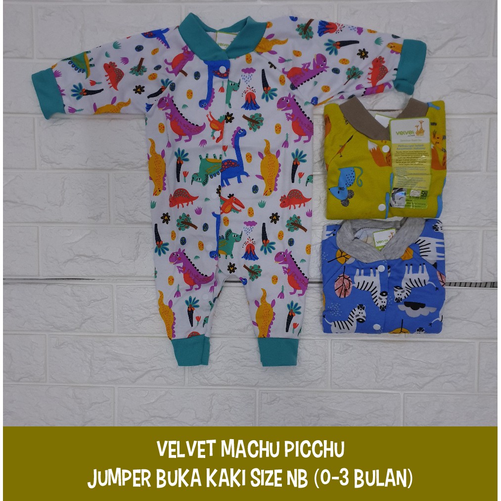 Velvet Junior Jumper Panjang Buka/Tutup Kaki