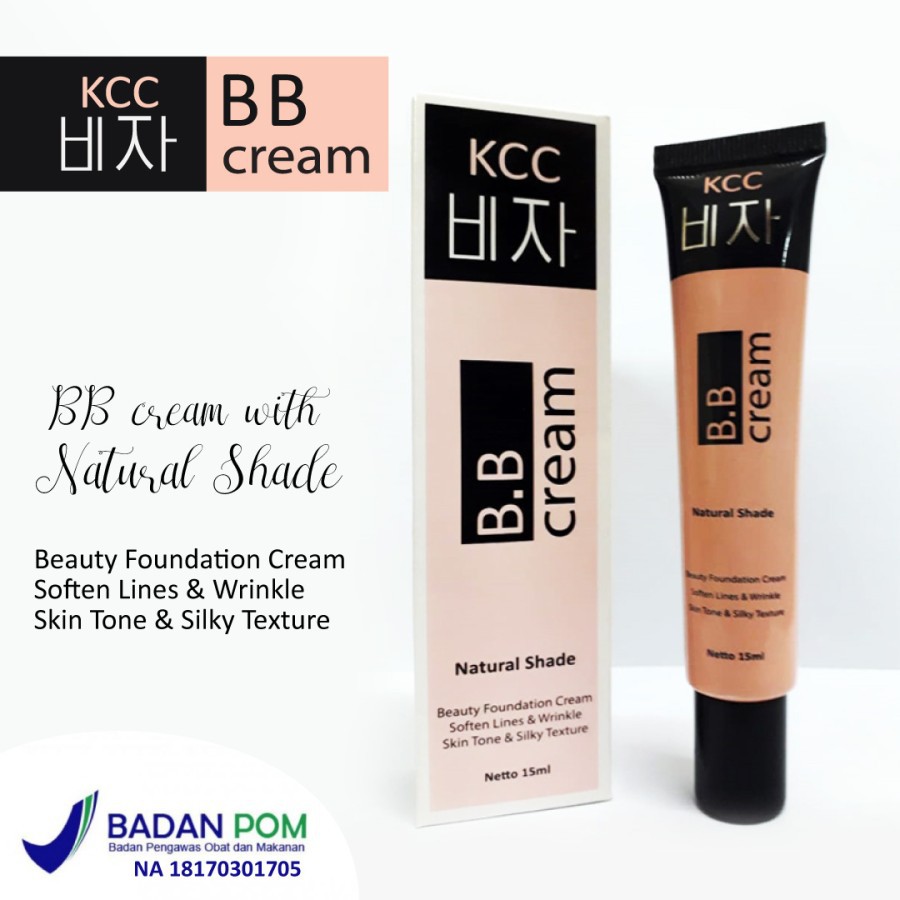 KCC BB CREAM NATURAL SHADE BPOM