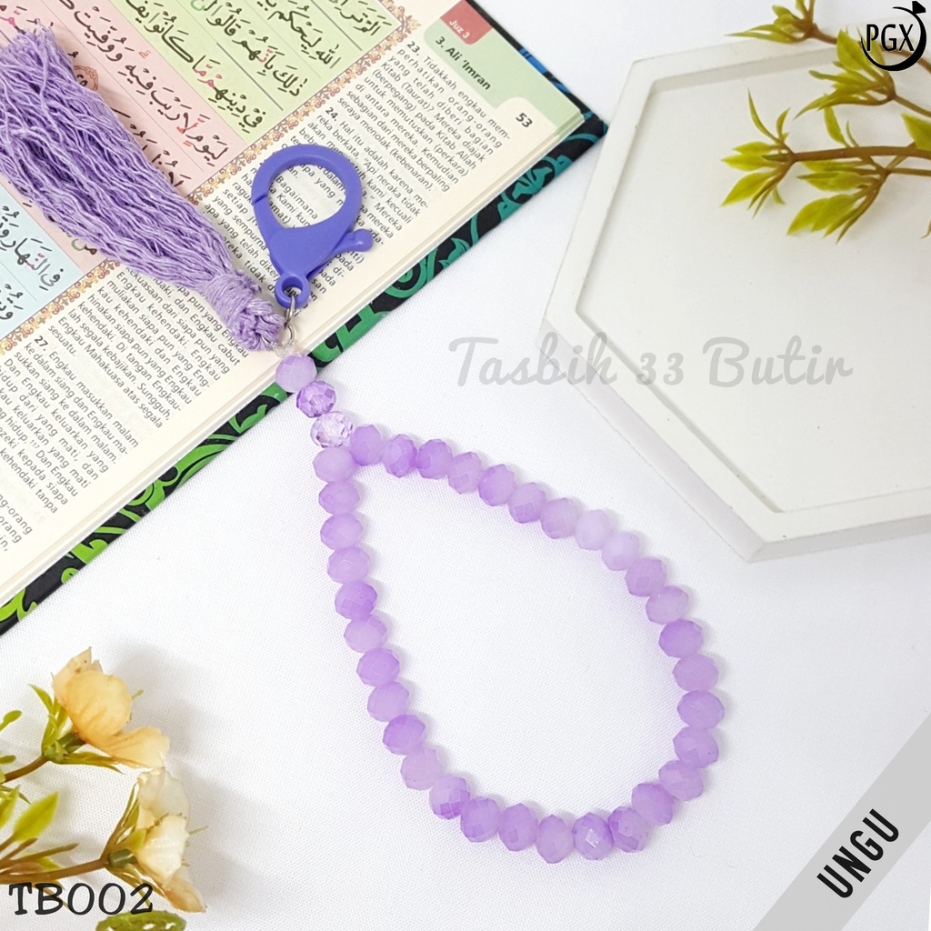 PGX Tasbih Gantungan Kunci 2in1 Isi 33 Butir Fashion Muslim TB002