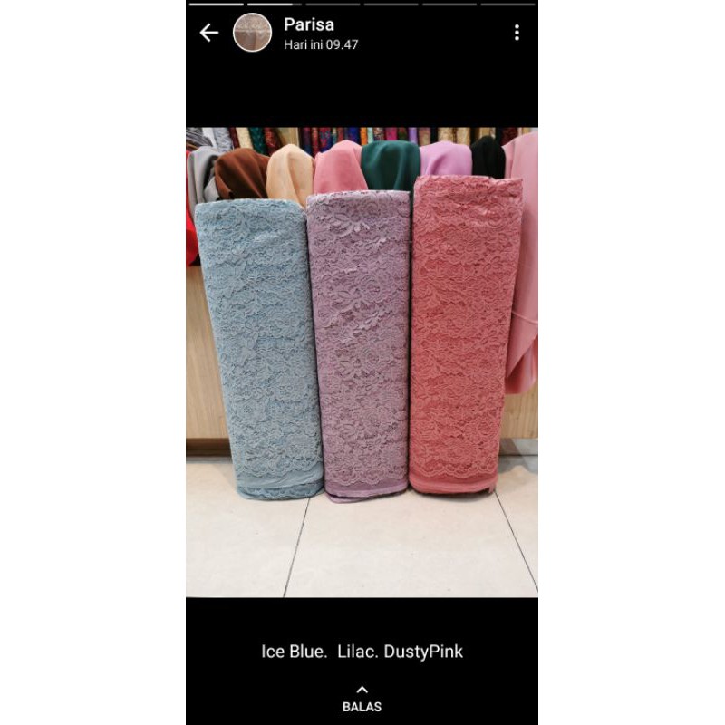 TERBARU ATASAN KEBAYA MODERN CORNELY/CAPE BROKAT CORNELY PREMIUM / KORNELI CAPE OUTER TERBAIK TEBAL