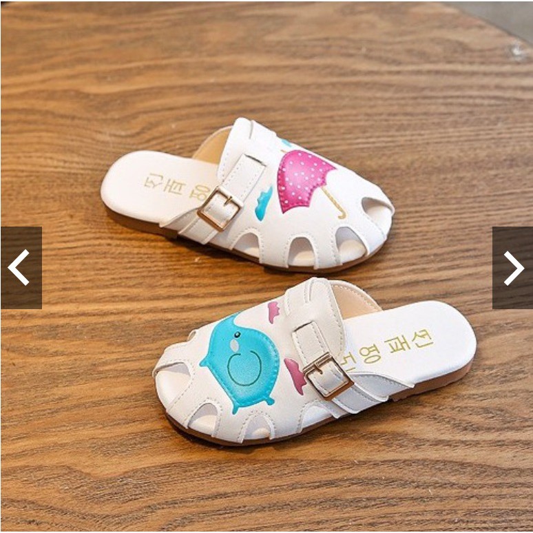 Sandal Slop Gajah &amp; Jerapah Fashion Sandal Anak Perempuan