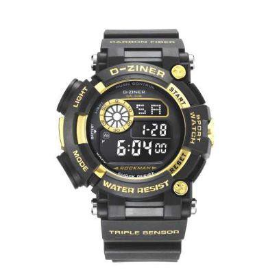 PA [COD] JAM TANGAN SPORT PRIA WANITA DUAL-TIME D-ZINER DZINER DZ-8178 ORIGINAL WATER RESSIST MURAH