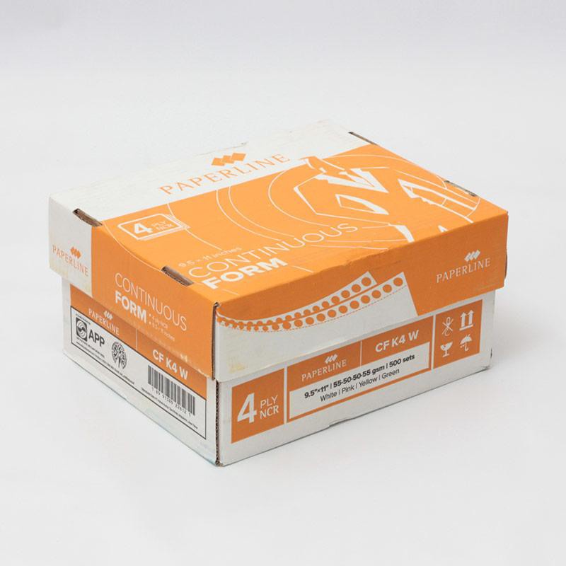 

Continous Form 9 1/2 * 11" Paperline 4 Ply WARNA