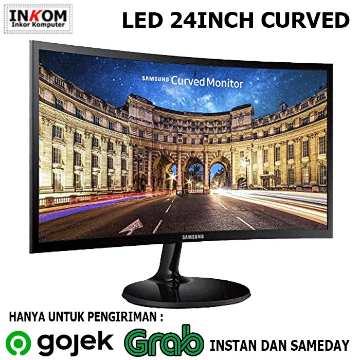 MONITOR LED SAMSUNG C24F390FHEX 24 inch CURVED HDMI 24in 24&quot; FULL HD