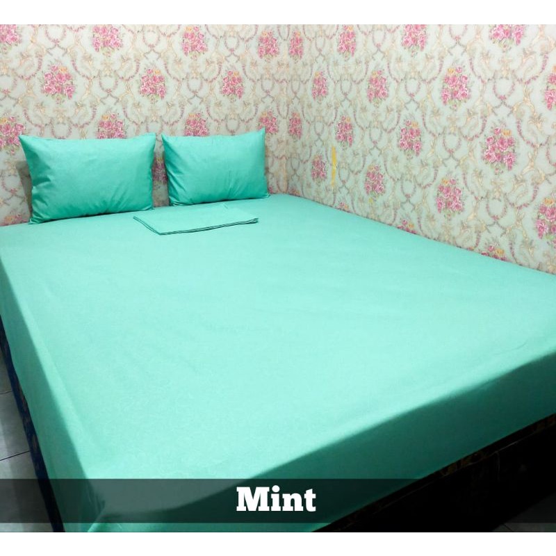 SPREI HOMEMADE POLOS EMBOS 180X200 160X200 GRATIS SARUNG BANTAL GULING KATUN ADEM TIDAK LUNTUR MURAH SPREI HITAM UNGU PINK