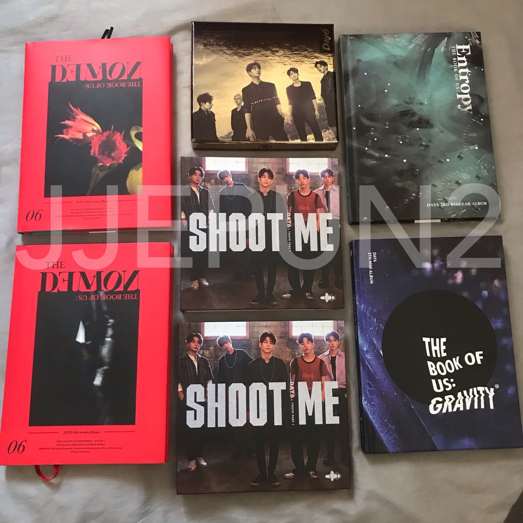ALBUM DAY6 SHOOT ME, DEMON, GRAVITY, ENTROPY