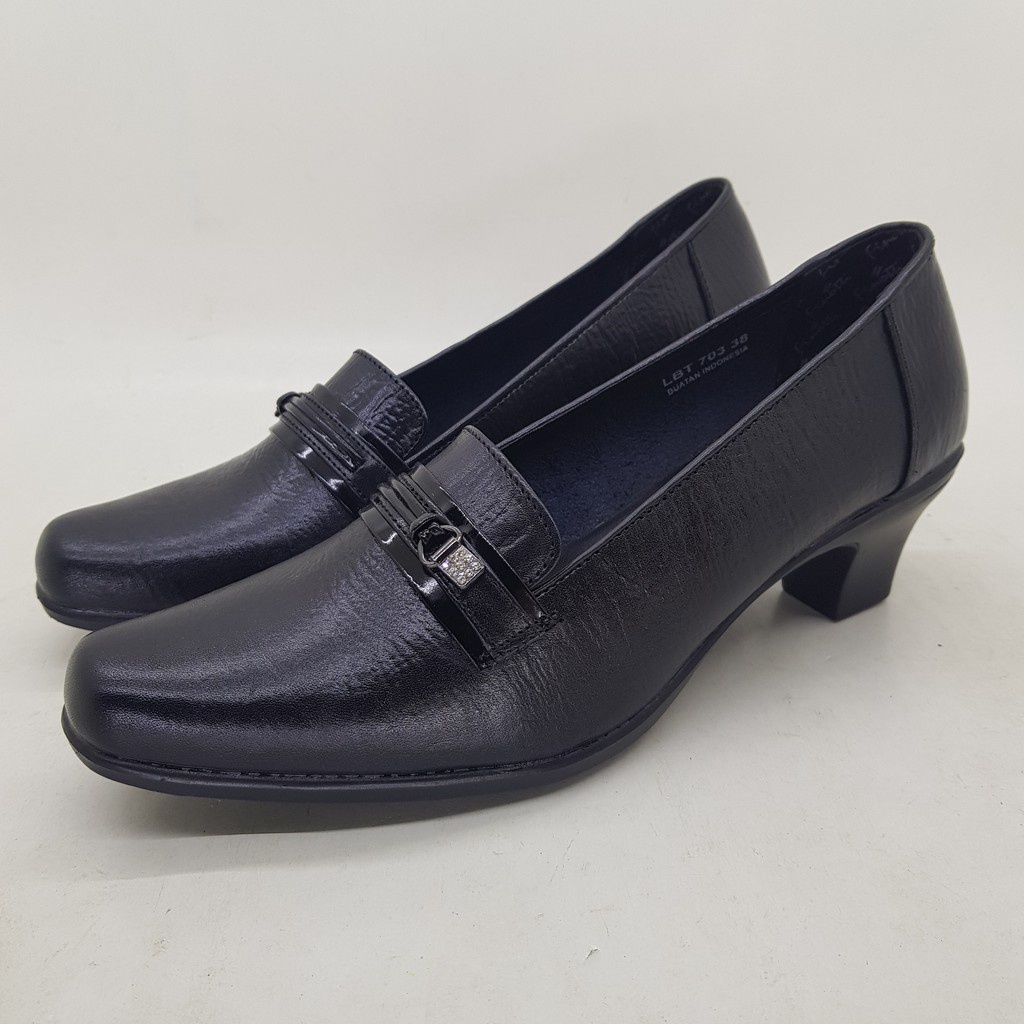 Finotti Lbt 703 Sepatu Kerja Kantor Wanita Kulit Asli Premium Sepatu Pantofel Original Fashion Perem