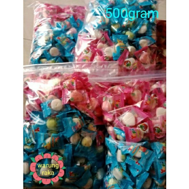 

yupi kiloan,repack,,(500gram) 2 varian rasa&mix rasa