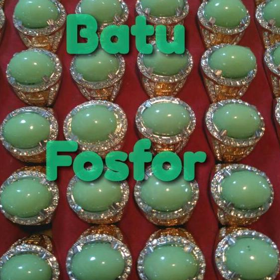 Cincin Batu Fosfor telor asin Natural