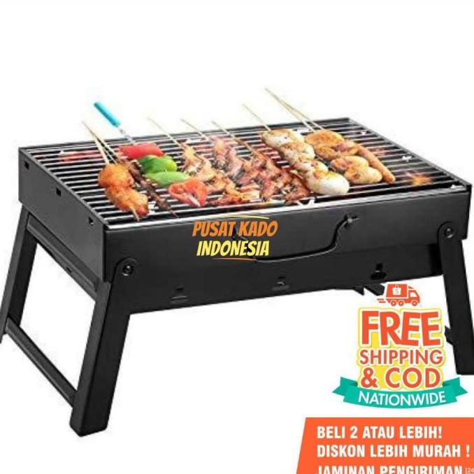 ALAT TEMPAT BAKARAN AYAM IKAN SOSIS DAN SATE BAKAR PEMANGGANG LIPAT