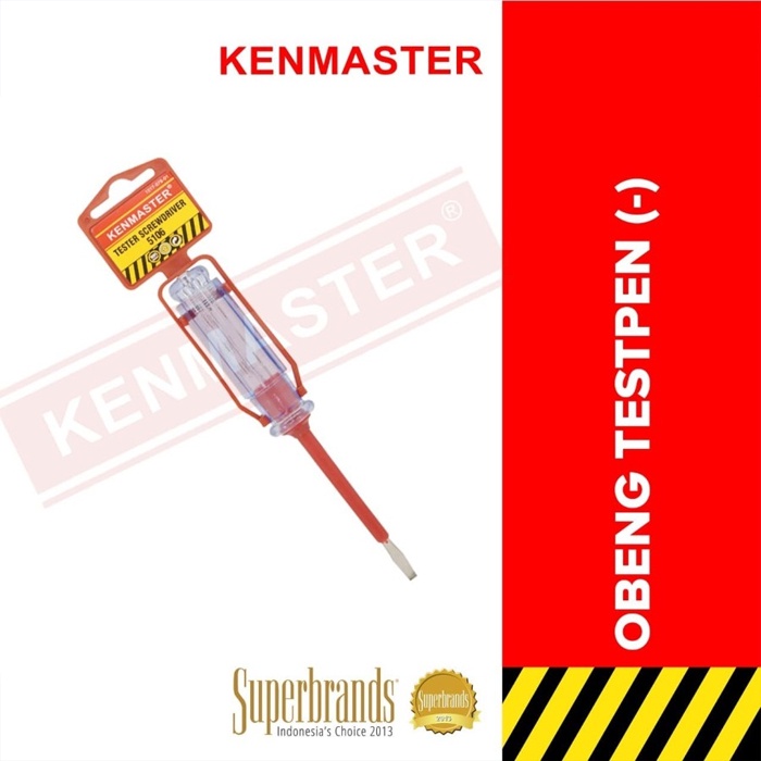 Obeng Tespen Kenmaster Obeng Serbaguna Tespen Listrik 5106