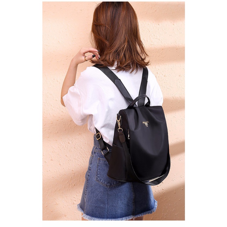 POABA Tas Ransel Wanita Multifungsi Backpack shoulder bag  Import Korea Fashion Stock  Bisa Selempang 550