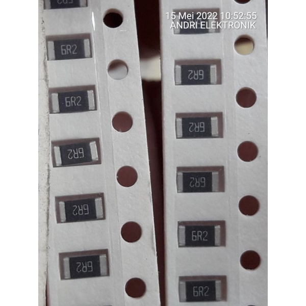 10 PCS RESISTOR 6.2 OHM 6R2 RESISTOR SMD 1206