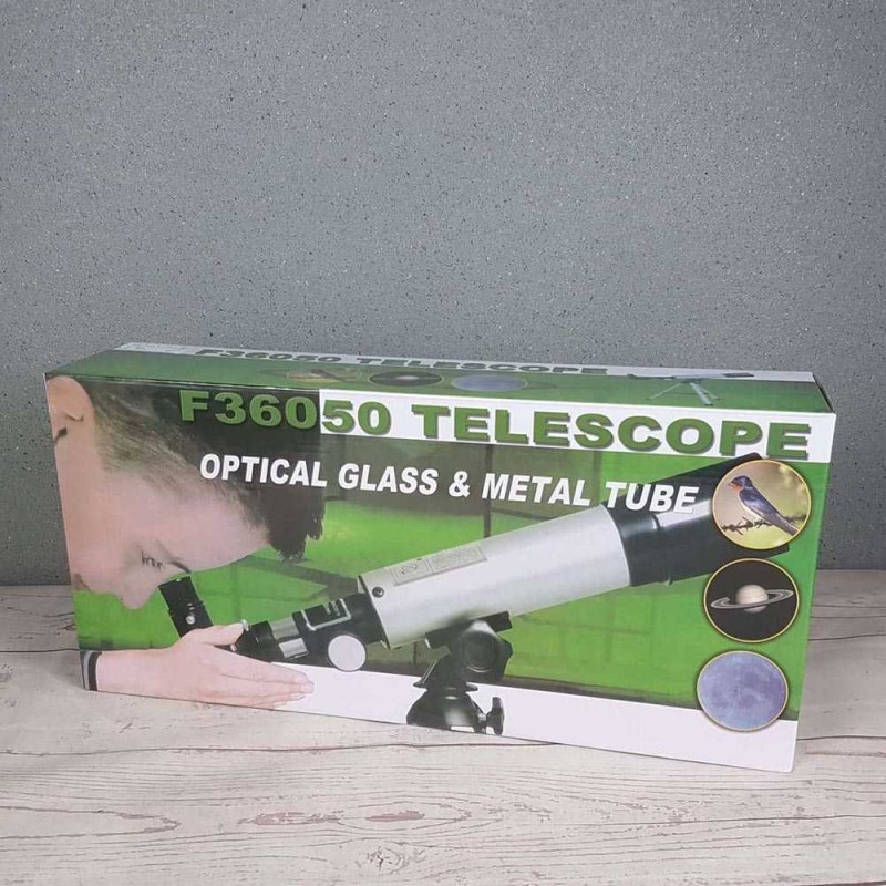 Teropong Bintang Teleskop Astronomical Telescope 50mm 60X Zoom Tripod