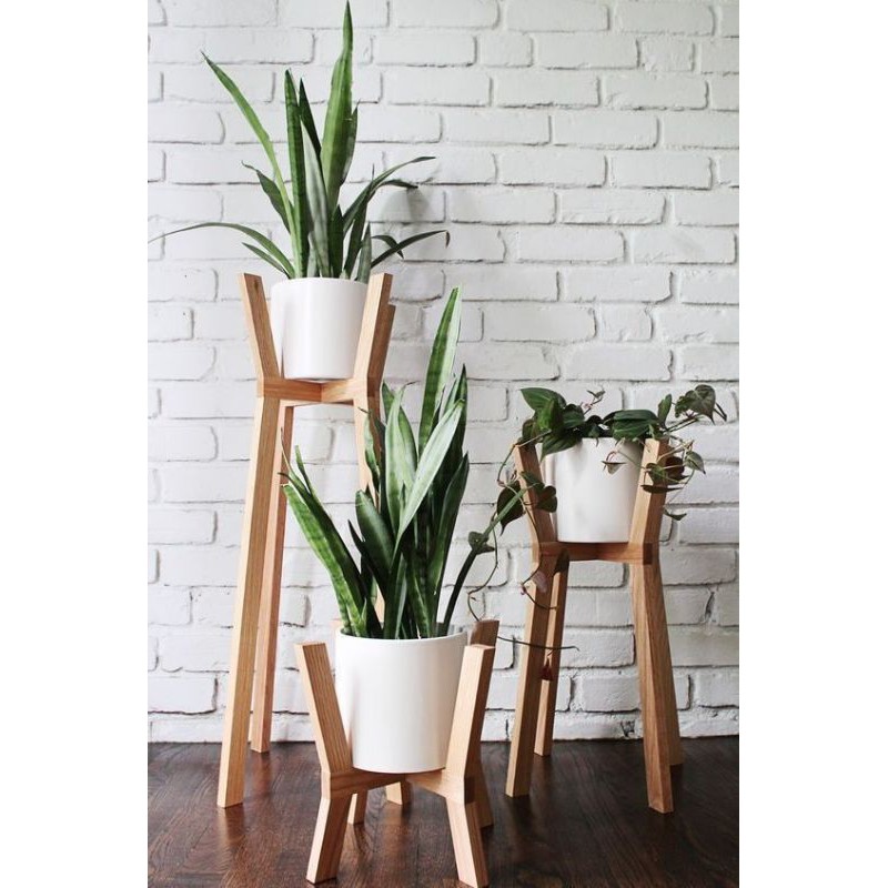 Jual Standing Pot dari Kayu / Pot Bunga dari Kayu | Shopee Indonesia