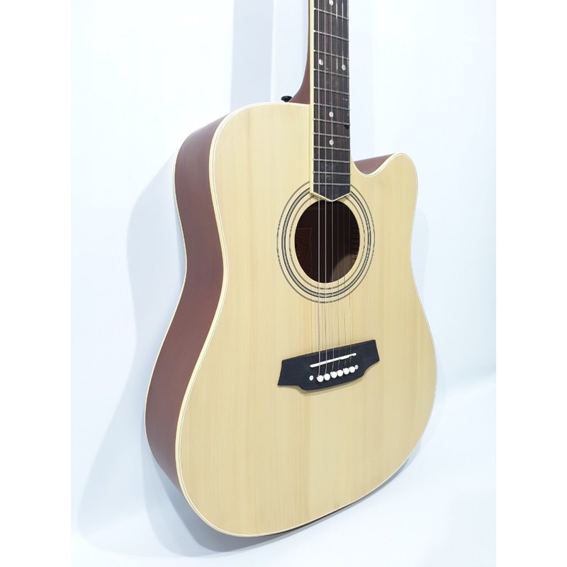 Gitar Akustik Merk Cole Clark Warna Natural Jumbo Spruce Trusrod Senar String Murah Jakarta