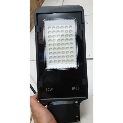 Lampu jalan pju led 50W. Ip66 50watt murni