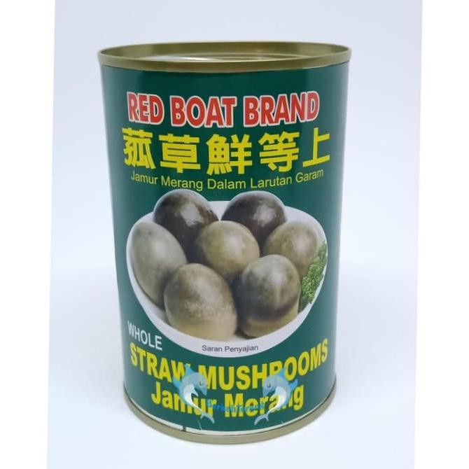 

Promo Awal tahun Jamur Merang Kaleng / Whole straw Mushrooms 425gr Red Boat Brand Big Sale