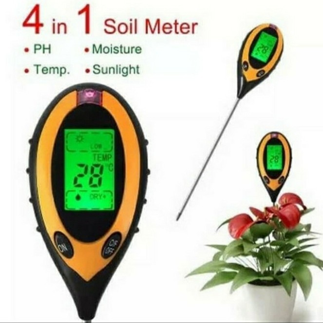 PH Meter Tanah Digital -  Soil Analyzer