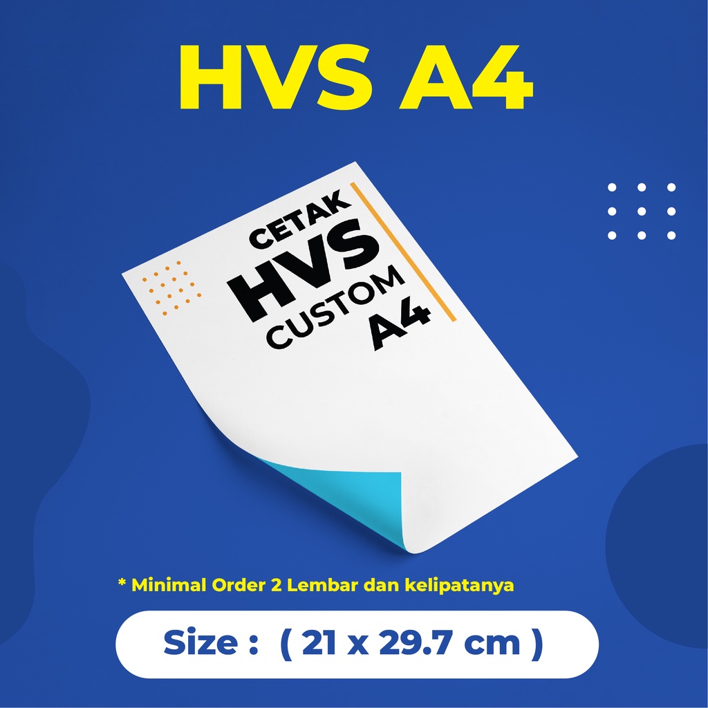 

Cetak Brosur/Poster HVS Murah ( A4 )