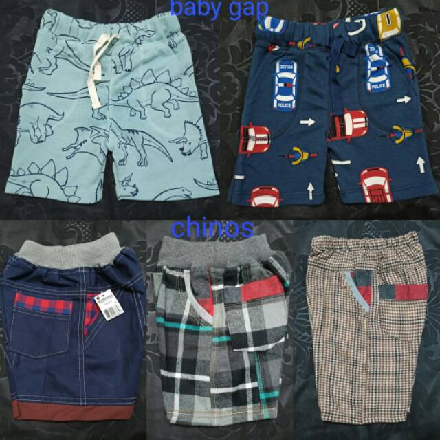 Celana pendek anak baby gap, chinos