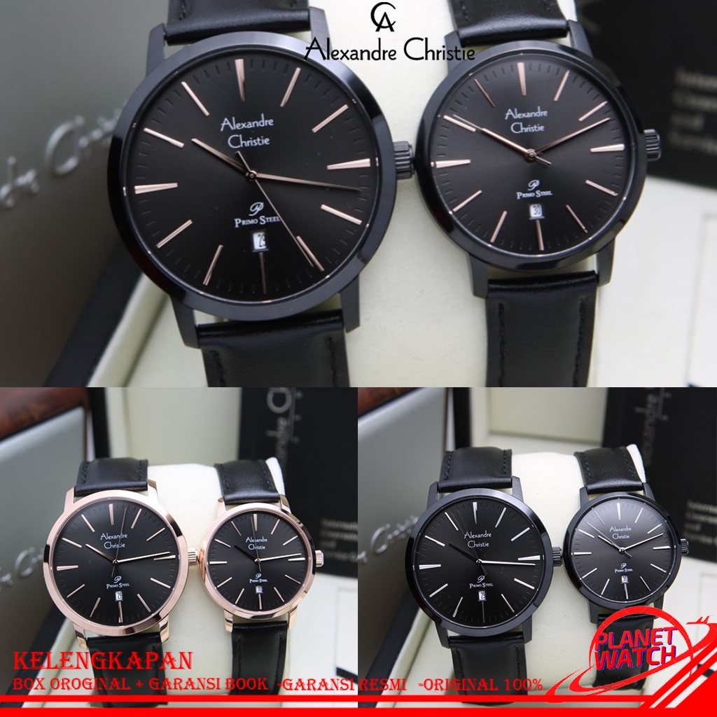 ALEXANDER CHRISTIE COUPLE ORIGINAL JAM TANGAN ALEXANDRE CHRISTIE COUPLE JAM ALEXANDER CRISTIE 1028