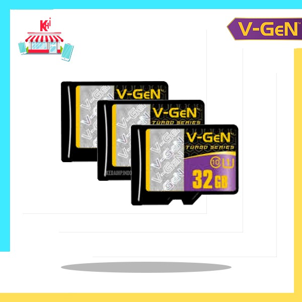 Memory Card V-Gen Vgen 32GB Class 10 Memori Hp Kartu Micro SD