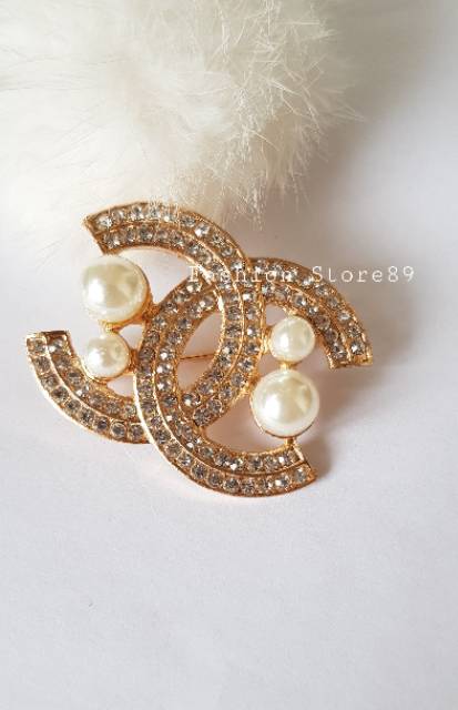 Bros import Branded full permata warna gold dan white / bros / bros dada branded import Quality